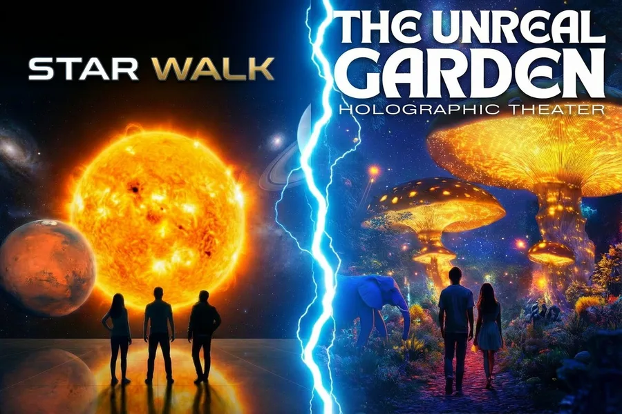 Star Walk and Unreal Garden Multi-Pass at Mind Bender AR Jacksonville Beach
